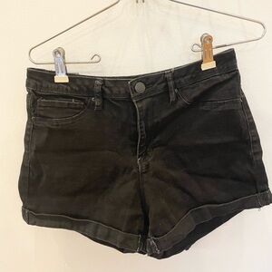 YMI - High Rise Black Shorts